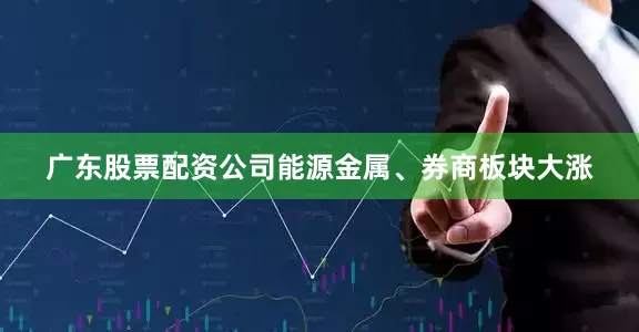 广东股票配资公司能源金属、券商板块大涨